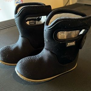 Bogs Black Kids Rain & Snow Boots